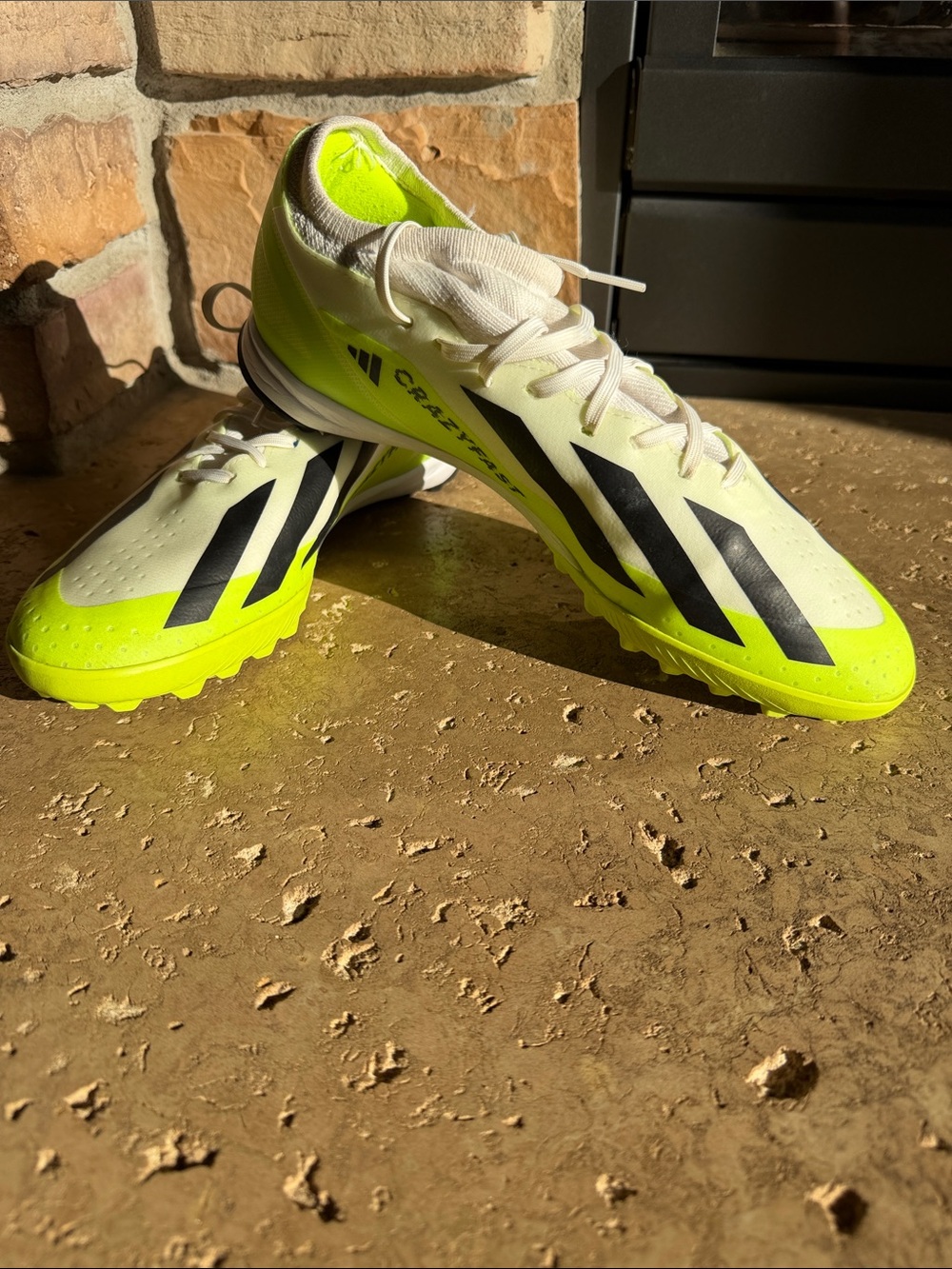NWOT adidas X Crazyfast Men’s Soccer Turf Shoes - Neon size 10.5
